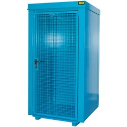 Gasflaschen Container B M0 lackiert RAL5012 Lichtblau Umwelt Lagertechnik