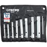 TECPO Rohrsteckschlüssel-Satz, 6x7-20x22 mm, 9-tlg.