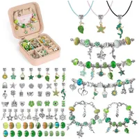 LuxusKollektion befüllbarer Adventskalender Bastelset Armbänder Mädchen Kinder Adventskalender Nikolaus Grün