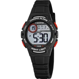 Calypso K5852/6 33 mm Kautschuk Schwarz Digitaluhr