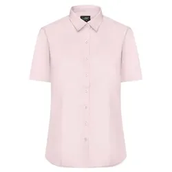 Damenbluse Poplin Kurzarm JN679, pink, Größe XXL - pink - XXL