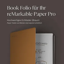 reMarkable BookFolio Pro für reMarkable Braun