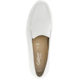 Gabor Slipper Schuhe hellgrau metallic 82.414.80 für Damen, gold, Größe 38 EU 5 UK