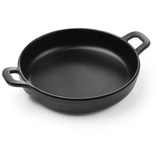 HENDI Mini-Servierschüssel, rund, Little Chef, zum Präsentieren und Servieren von Speisen, nicht für Backofen und Mikrowelle geeignet, Präsentierschüsseln, Schale, 188x146x(H)36mm, melamin, schwarz