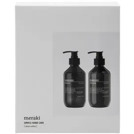 Meraki Deep Valley Geschenkbox Handseife und Handlotion 2 x 275 ml