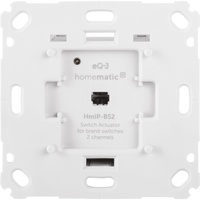 EQ-3 Homematic IP Schaltaktor für Markenschalter, 2-fach, Schaltaktor (156757A0)