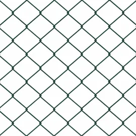 vidaXL Zaunpfosten 10 x 1,5 m Grün/Stahl