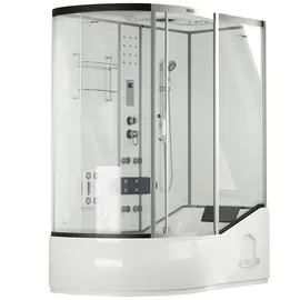 Home Deluxe Allin 4 in 1 Dampfdusche 90 x 170 cm links