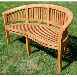 ASS Altenburger Bananenbank 161 x 63 x 85 cm Braun
