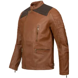 Rock Creek Lederjacke schoko M