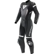 Dainese Fulminea S26 Damen 2-Teiler Motorrad Lederkombi, schwarz-weiss, Größe 46