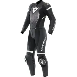 Dainese Fulminea S26 Damen 2-Teiler Motorrad Lederkombi, schwarz-weiss, Größe 46