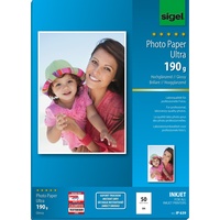 Sigel Fotopapier IP639 DIN A4 hochglänzend 190 g/qm 50 Blatt