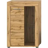 MID.YOU Vitrine Jam 86 x 60 x 35 cm Eiche Wotan