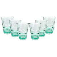 Bacardi Rum KUNSTSTOFF Glas - Gläser Set - 6x Kunststoff Gläser Mojito Longdrinkglas Cuba Libre Cocktail Bar