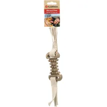 Karlie Wilga Knochen mit Seil 28 cm Braun