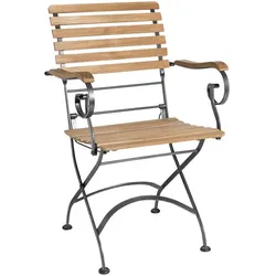 CASAYA Biergarten-Klappsessel »Bari«, Holz, 1-teilig - braun