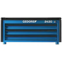 Gedore Werkzeugtruhe Kunststoff/Stahl blau 3 Schubladen