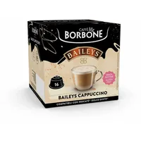 Caffè Borbone Kaffeekapseln Cappuccino Baileys kompatibel Dolce Gusto 16 Kapseln