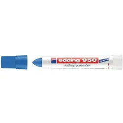 Edding Industrie-Pastenmarker 950 blau Strich-B.10mm Rundspitze