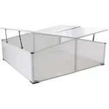 vidaXL Frühbeet Alu 1,08 x 0,41 x 1,10 m