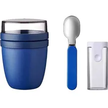 Mepal Set Lunchpot Faltbarer Löffel Ellipse ? Vivid Blue ? praktischer Müslibecher und Behälter für Transport von Lebensmitteln #1