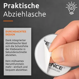 ECENCE Rauchmelder Weiß inkl. Magnethalter 20 St.