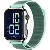 SaveFamily SaveWatch Plus 2 GPS+Cellular 49,8 mm Silber Stoffarmband Ocean