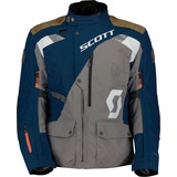 Scott Dualraid Dryo, Textiljacke wasserdicht - Dunkelblau/Grau/Braun - L