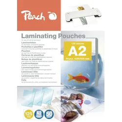 Peach Laminierfolie A2 | 125 mic | 50 St. | glänzend | Premiumqualität für beste