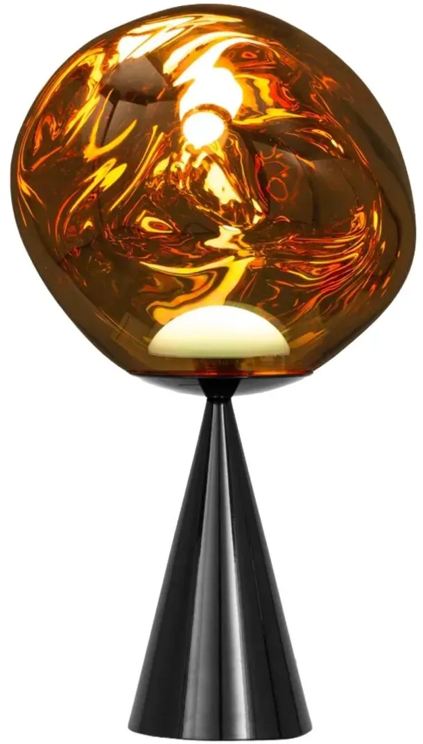 Tom Dixon Melt Cone Fat Tischleuchte LED Gold