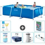 Rechteckiger Frame Pool - 300x200x75 Cm - 7-teilig  S27