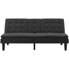 dorel home Schlafcouch Kunstleder 2-Sitzer Grau