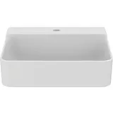 Ideal Standard Conca Waschtisch T3815MA mit Hahnloch, ohne Überlauf, geschliffen, 500 x 450 x 145 mm, weiß Ideal Plus