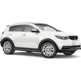 CARTREND Radzierblenden Storm 40 cm (16 Zoll) silber 4 Stück