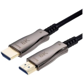 Value HDMI Anschlusskabel HDMI-A Stecker 50m Schwarz 14993487 High Speed-HDMI mit Ethernet HDMI-Kabe