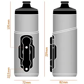 Fidlock Twist bottle 600 + bike Base Fahrrad-Befestigung transparent 2022 Trinksysteme