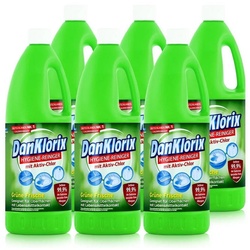 DanKlorix DanKlorix Hygiene-Reiniger Grüne Frische 1,5L – Mit Aktiv-Chlor (6er P Allzweckreiniger