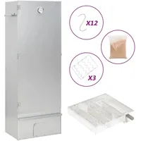 VidaXL Räucherofen mit Kaltrauchgenerator Verzinkter Stahl