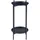 [en.casa] Blumenregal Tuusula 54 x 25 cm Schwarz