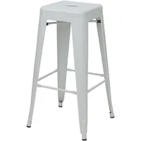 Mendler Barhocker HWC-A73, Barstuhl Tresenhocker, Metall Industriedesign stapelbar ~