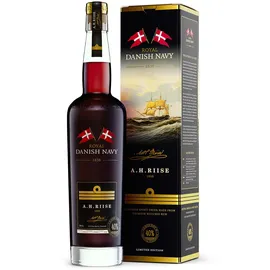 A.H. Riise Royal Danish Navy Rum 40% Vol. 0,7 Liter-Flasche in Geschenkbox