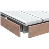 TraumGarten WPC Terrassendiele Abschlussleiste DREAMDECK BiColor Mandel