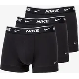 Nike Slips 3 Einheiten Black / Black M