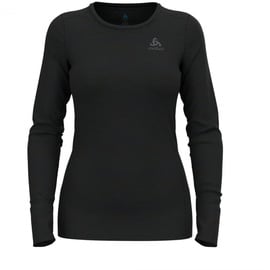 Odlo Damen Merino 200 BL Top Crew Neck L/S schwarz