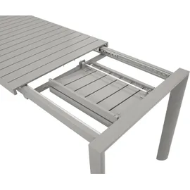 DEGAMO BAGO 5-teilig, Alu silbergrau + Kunstgewebe schwarz