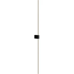 Wandleuchte Pars Schwarz/Goldfarben max.12 Watt Wandlampe
