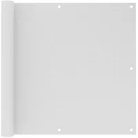 vidaXL Balkonsichtschutz HDPE 90 x 500 cm weiß