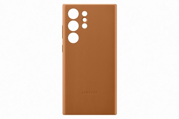 Preisvergleich Produktbild Galaxy S23 Ultra Leather Case - Camel