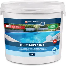 Veddelholzer Multitabs 5 in 1 Chlortabletten 5 kg
